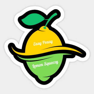 Easy Peasy Lemon Squeezy Sticker